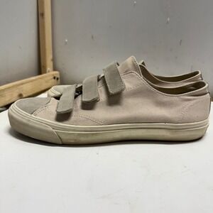 Vans Originals Canvas Sneakers Strap Tan Cream Skate Shoes Mens 11.5